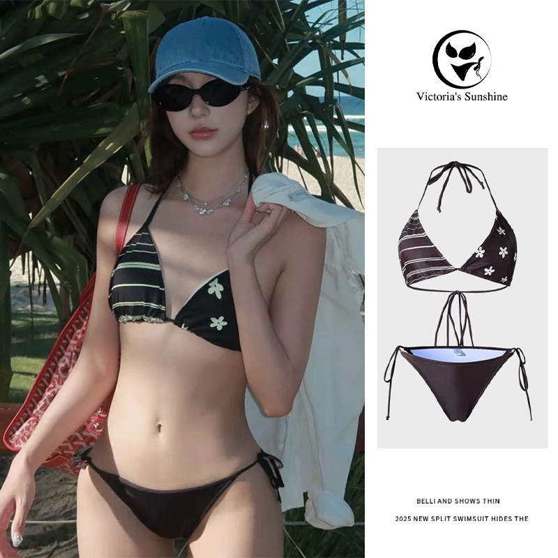 Victoria's ชุดว่ายน้ำ bikini ทูพีช เว้าหลัง ชุดบิกินี่ เซ็กซี่ ลดราคา 50%