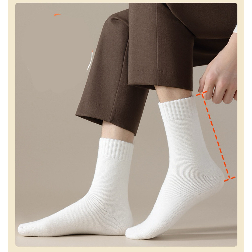 ถุงเท้ากันหนาว ถุงเท้าวูลกันหนาว ถุงเท้าใส่ติดลบ - รูปที่ 5