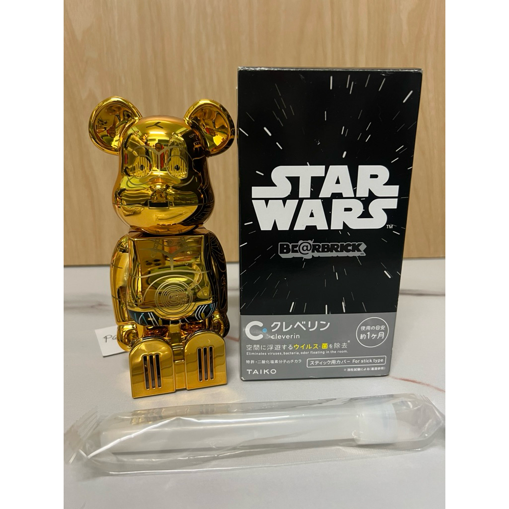 (ของแท้ : พร้อมส่ง) Cleverin x Bearbrick Star Wars C-3PO