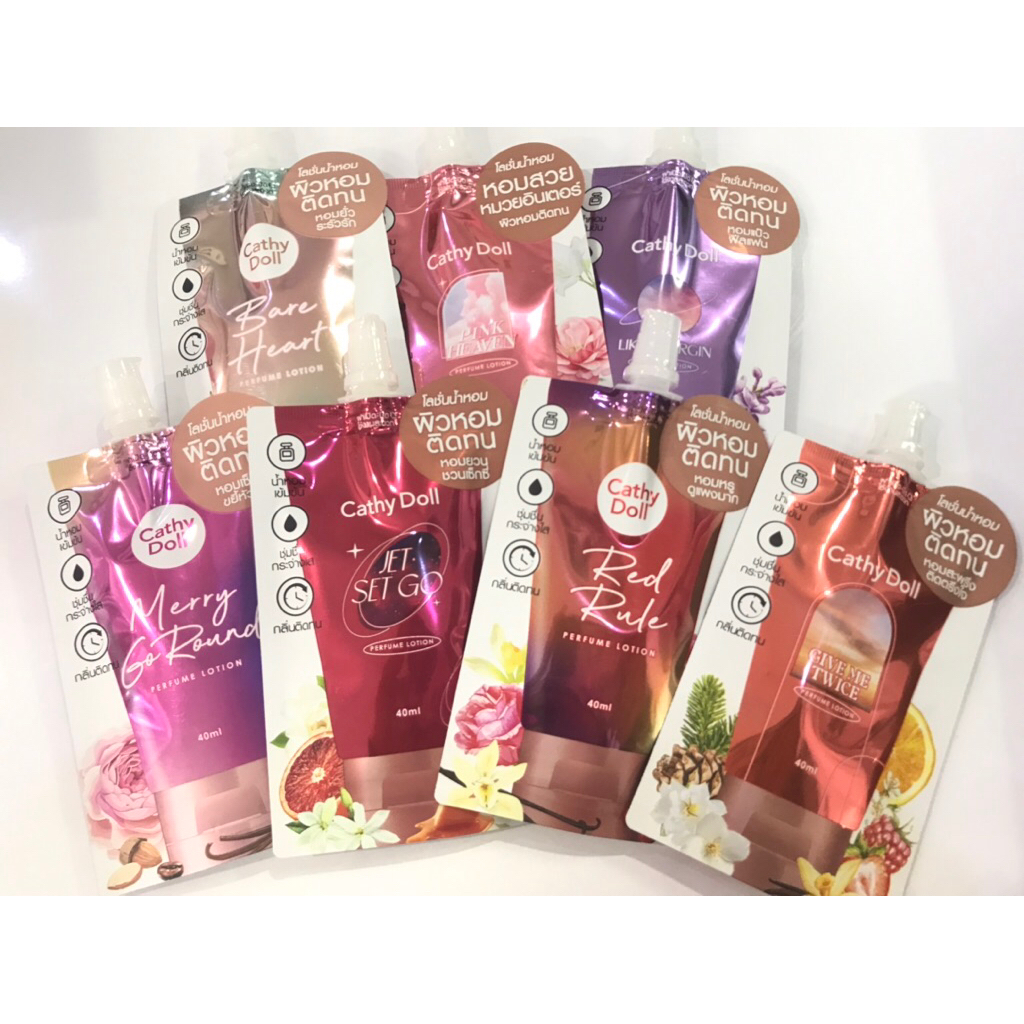 🌸เคที่ดอลล์ (Cathy Doll)🌸โลชั่นน้ำหอม/40มล. มี 7 กลิ่นให้เลือก