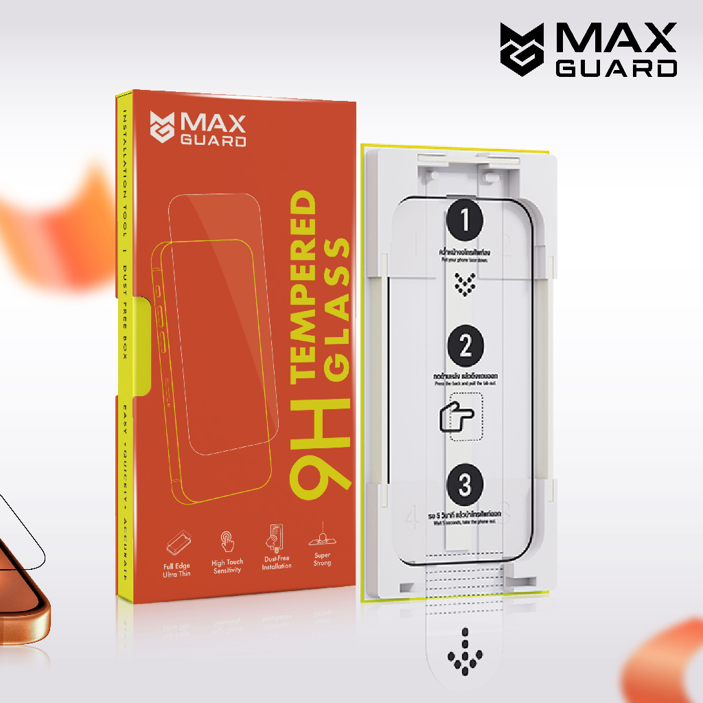Max Guard ฟิล์มกระจกกันรอย iPhone 17 ทุกรุ่น [Ultra Thin Privacy] แบบกันมอง ขอบบาง เต็มจอ - รูปที่ 3