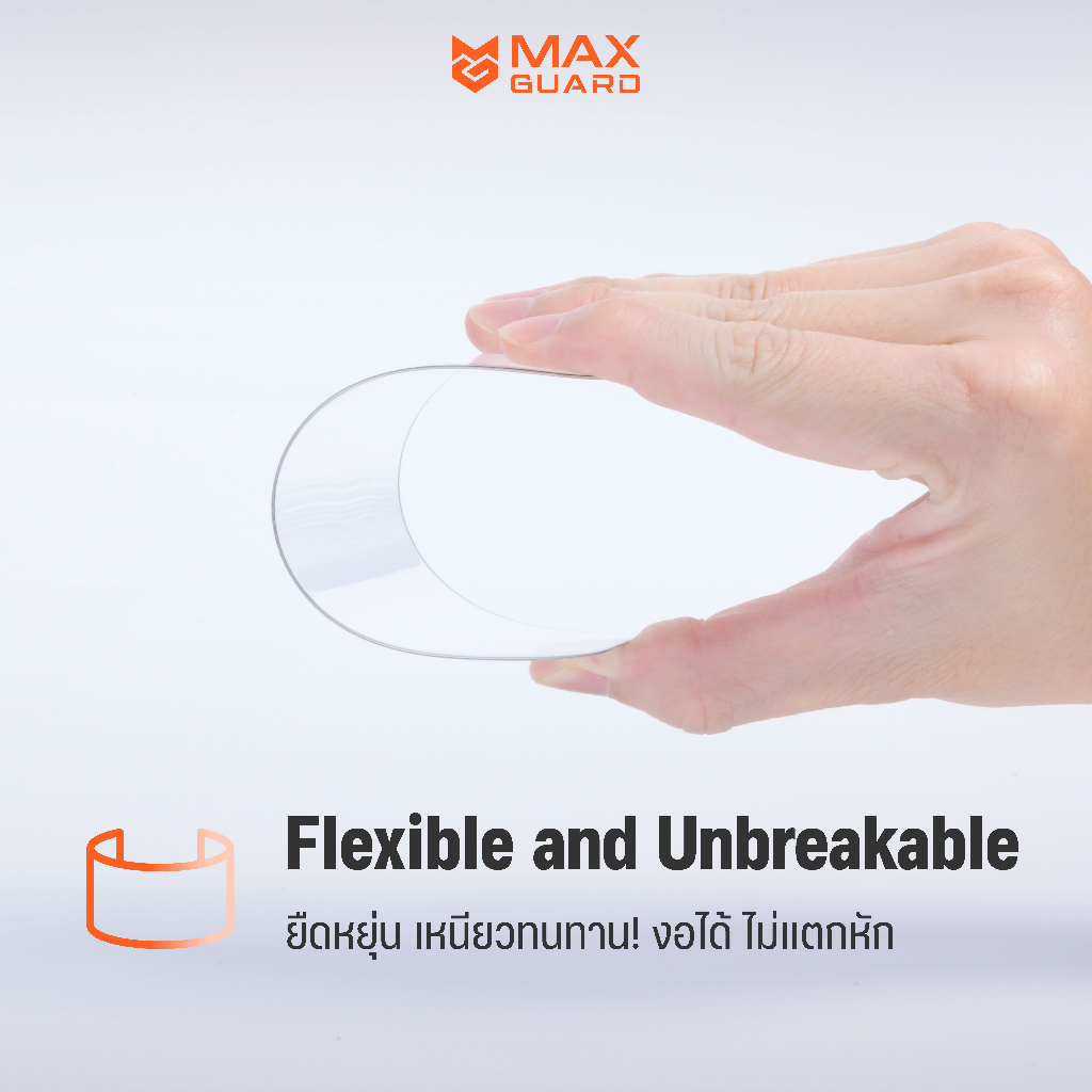 Max Guard ฟิล์มกระจกกันรอย iPhone 17 ทุกรุ่น [Ultra Thin Privacy] แบบกันมอง ขอบบาง เต็มจอ - รูปที่ 6