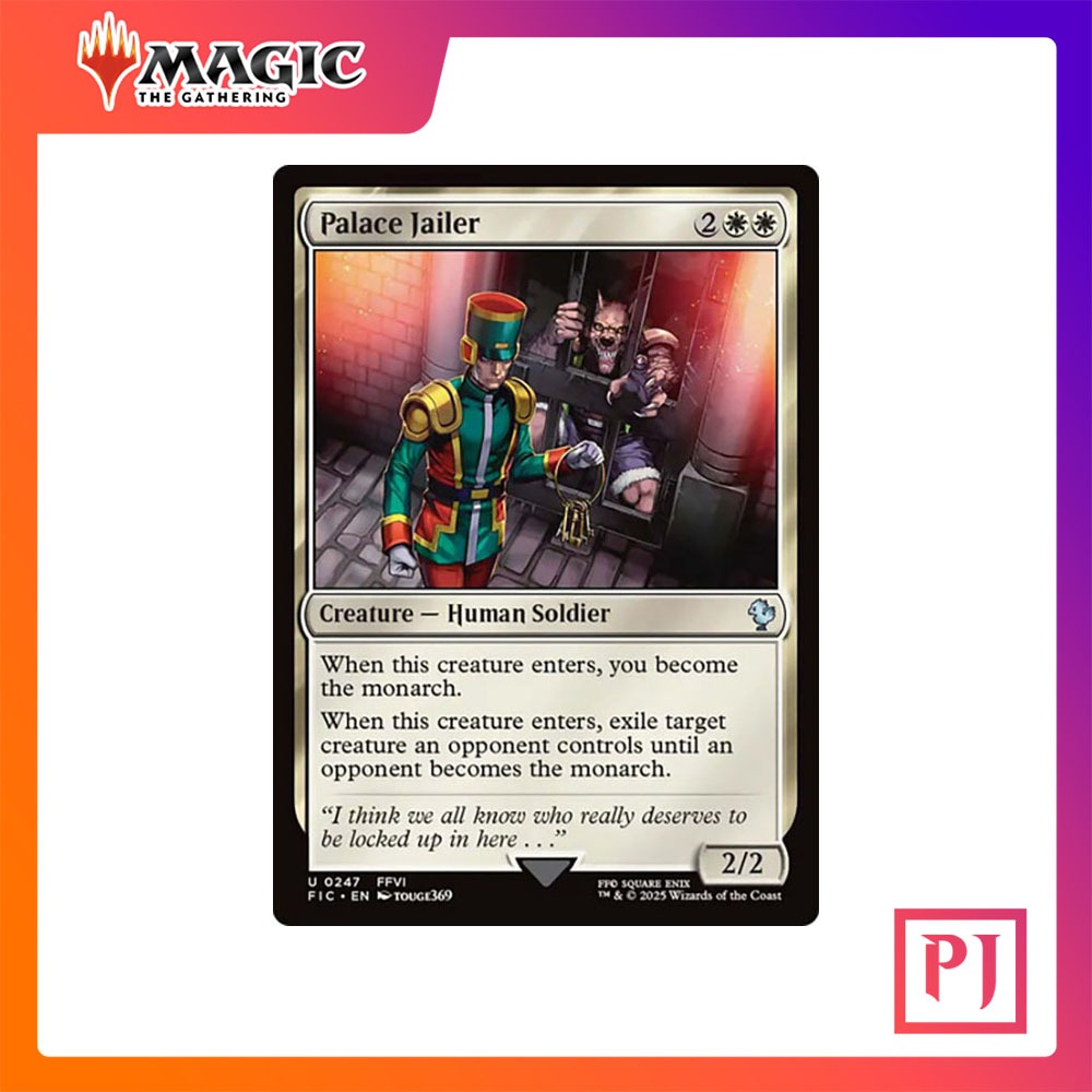 [MTG] Palace Jailer [FIC] [WHITE] [UNCOM] [NORMAL] [ENG] (การ์ดเมจิค / Magic the Gathering)