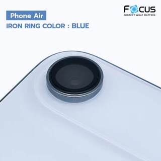Focus กระจกเลนส์กล้อง ไทเทเนียมผิวด้าน กันรอย for iPhone 17 Pro Max Air 16e 17e