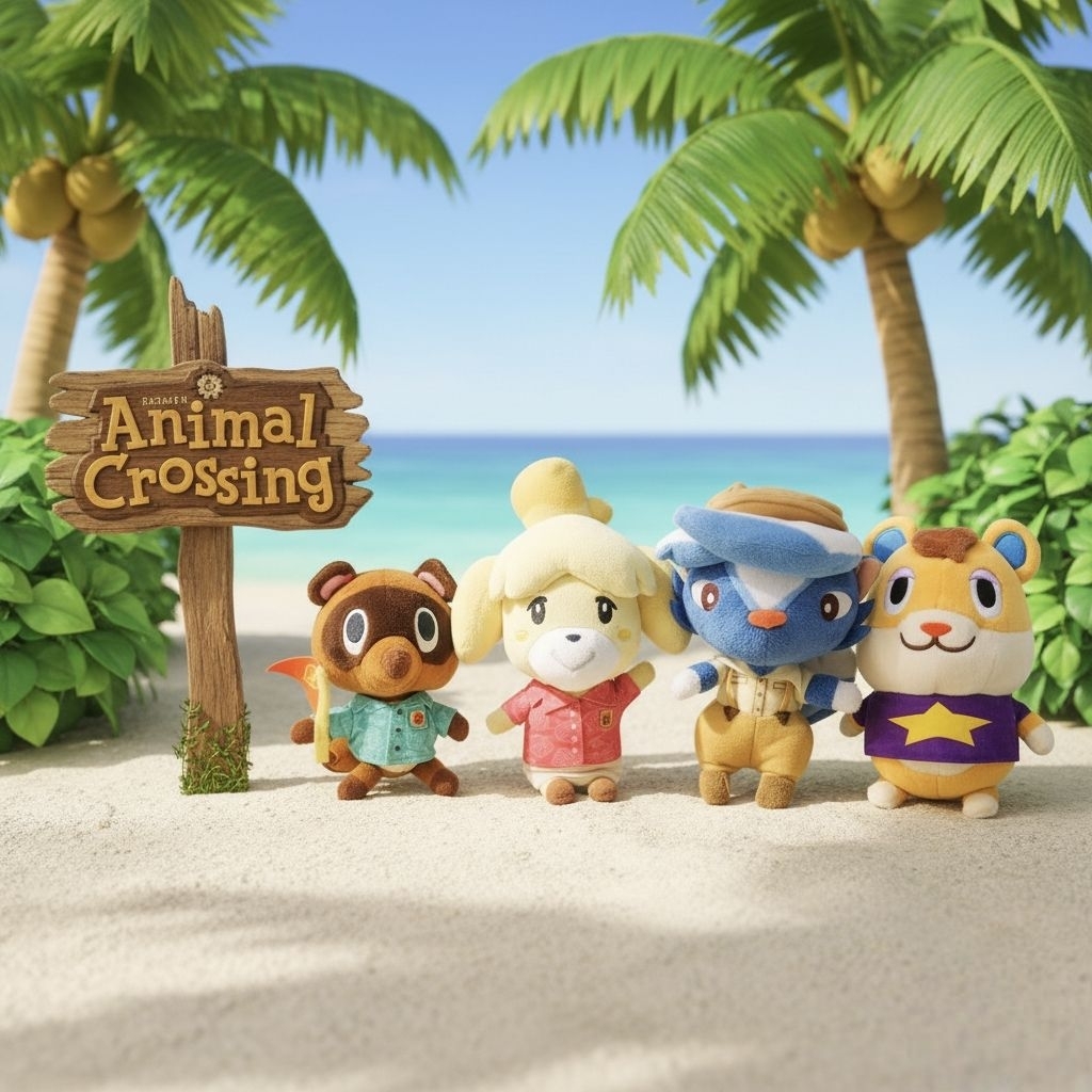 ตุ๊กตาเกมส์ Animal Crossing New Horizons Marshal the Squirrel Plush Toy