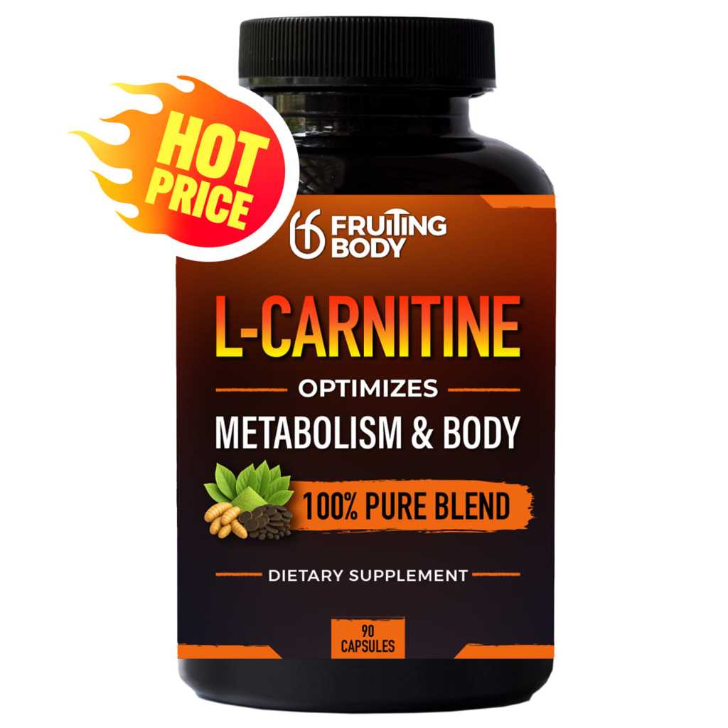 L-Carnitine Premium Blend – Energy & Metabolism Support w/ Black Ginger, Matcha Green Tea & Jiaogulan Endurance Booster