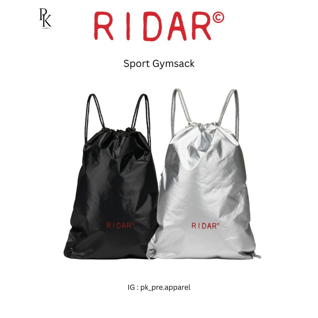 🛬[PRE-ORDER] Ridar SPORT GYMSACK (รับประกันของแท้ 💯)