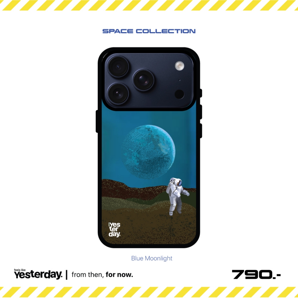 YTD! / Blue Moonlight / iPhone Case (Fluorescent Liquid) Blue color (Handcrafted)