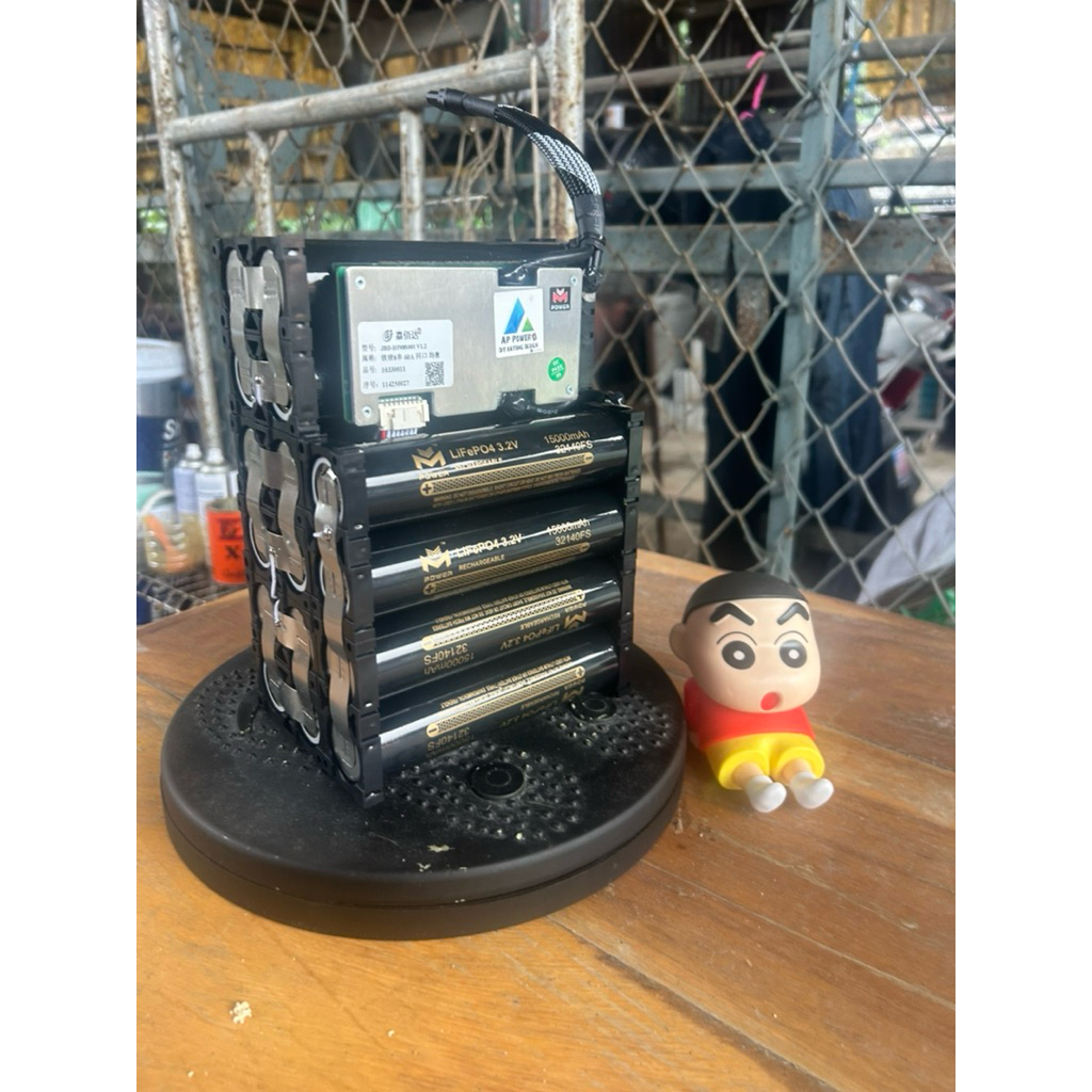 แบตเตอรี่ 8S 30Ah bmsjbd60Aที่ชาร์จ5A มีพัดลม