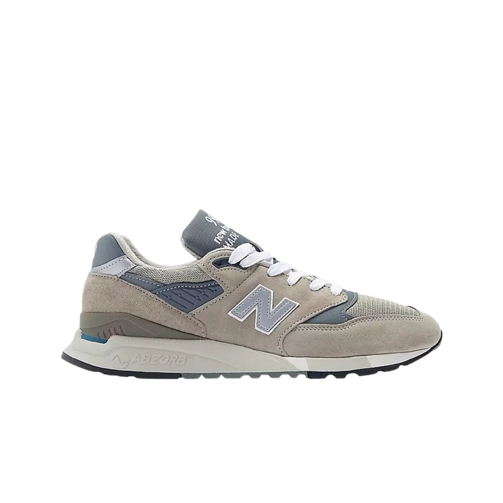 New Balance 998 Mens made in USA Grey Silver Classic