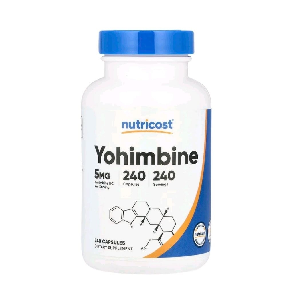 Nutricost Yohimbine HCL 5 mg  (120/240 Capsules)โยฮิมไบน์