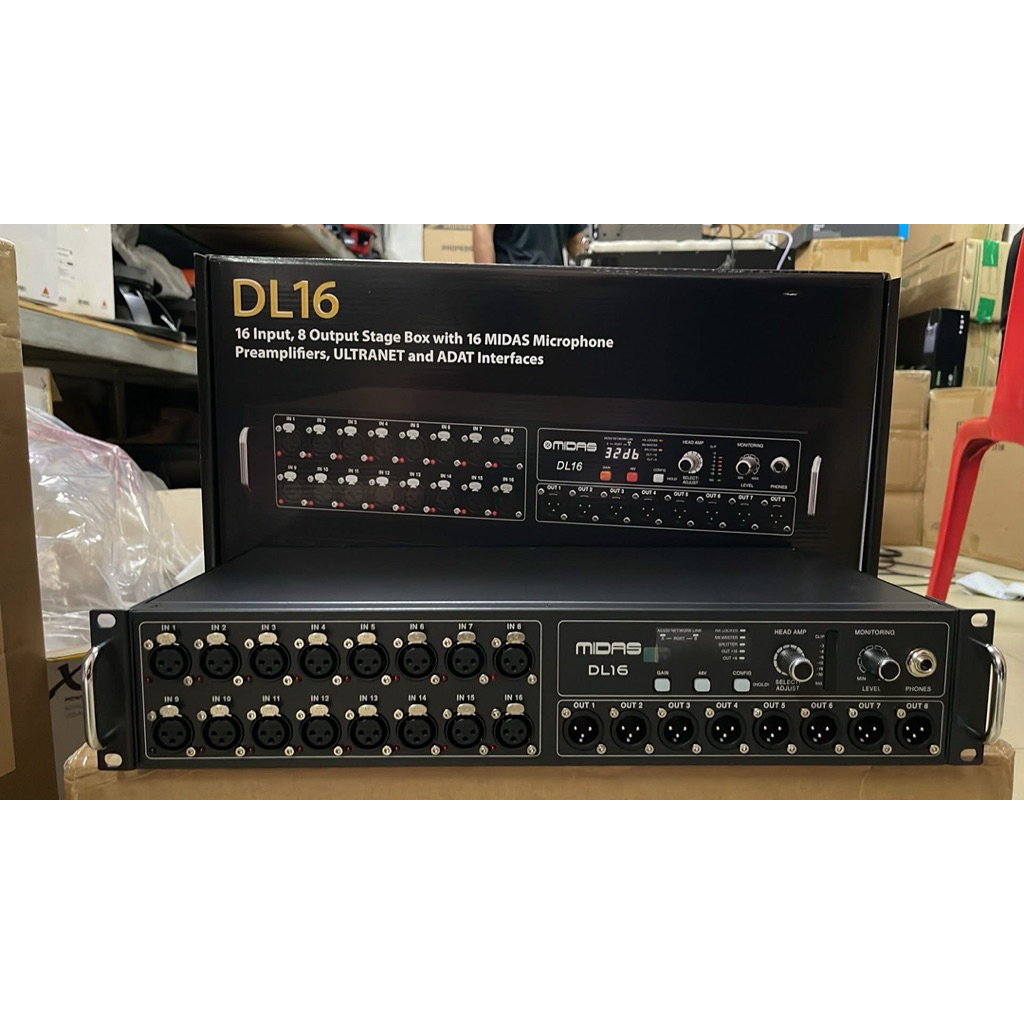 Midas DL16 ดิจิตอล สเตจบ๊อกซ์ 16  ประกัน1ปี