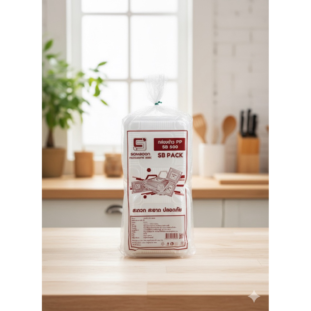 กล่องข้าวPP SB500 SB Pack