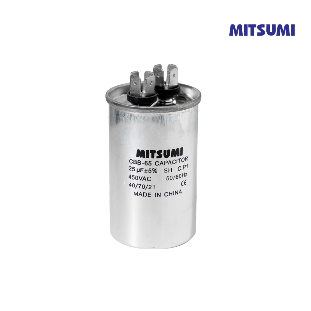 คาปาซิเตอร์ C อลูมิเนียม CBB-65-4A 25 / 450V