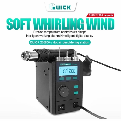 QUICK 2008D+ เครื่องเป่าลมร้อน ดิจิตอล ปรับอุณหภูมิได้ งานซ่อมมือถือ
