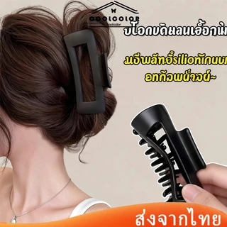 ในไทย💖คลิปหนีบผมฉลามแบบซิลิโคนนุ่ม ไม่ง่ายต่อการทำลาย สำหรับผู้หญิง ขนาดใหญ่ อุปกรณ์เสริมผมแฟชั่น