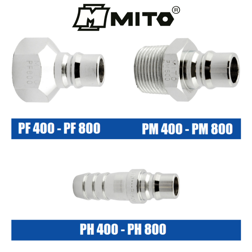 MITO ข้อต่อคอปเปอร์ No.PF-400 - PE 800 / PM 400 - PM 800 / PH 400 - PH 800