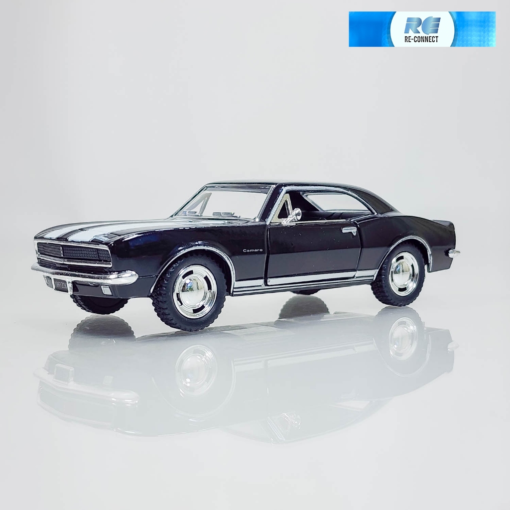 โมเดลรถยนต์ รถสปอร์ต เชฟโรเลต คามาโร ของเล่น KINSMART 1: 37 1967 Chevrolet Camaro Z-28 Model Toy Ame