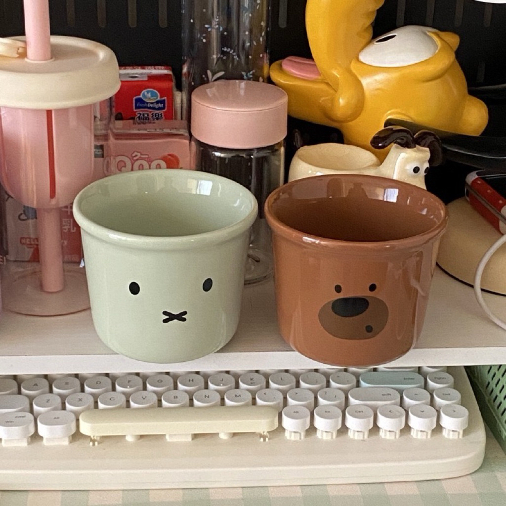(พร้อมส่งค่ะ) HEYHOMI—แก้วน้ำเซรามิค แก้วกาแฟ ลาย: Miffy รูปที่ 3