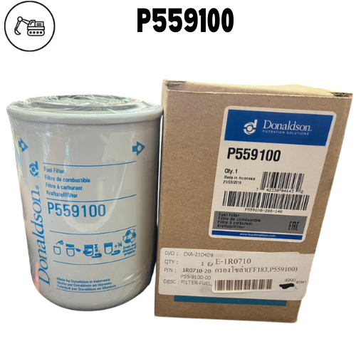 กรองโซล่า ไส้กรองเชื้อเพลิง CAT 1R0710 ยี่ห้อ Donalson P559100 เทียบ Sure Filter SFF 9100 FF183 1R-0