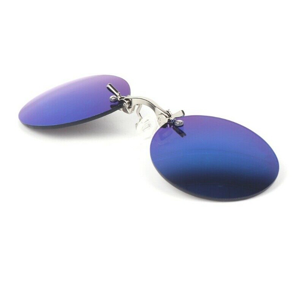 แว่นตาไร้กรอบสไตล์เรโทร แว่นหนีบจมูก แว่นกันแดดทรงกลม แว่นกันแดดวินเทจไร้กรอบ - รูปที่ 7