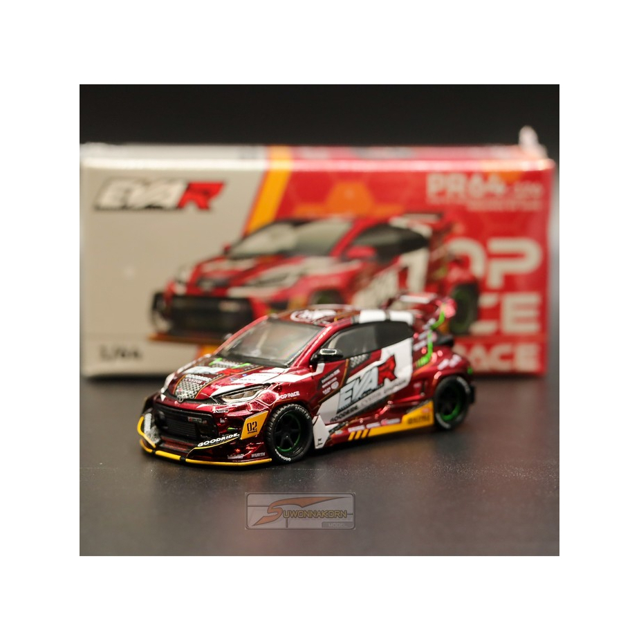 POP RACE PR64-126  1/64 EVA RT PRODUCTION MODEL-02 GOODRIDE GR YARIS