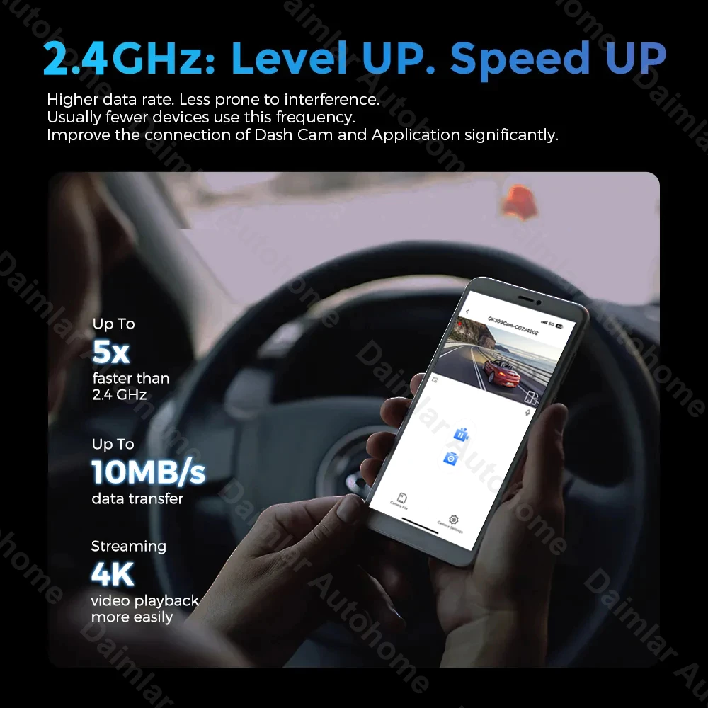 ชัด4K! กล้องติดรถยนต์ หน้าหลัง GPS 170°การเชื่อมต่อ กล้องหน้ารถ APP WiFi โหมดกลางคืน การดูแบบเรียลไทม์  จอกว้าง 2.0 นิ้ว thumbnail 7