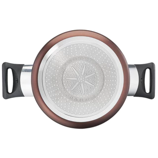 Tefal Day by day หม้อ 2 หู พร้อมฝาแก้ว ขนาด 22 ซม. รุ่น G1436195 ก้นอินดักชั่น ใช้ได้กับทุกประเภทเตา