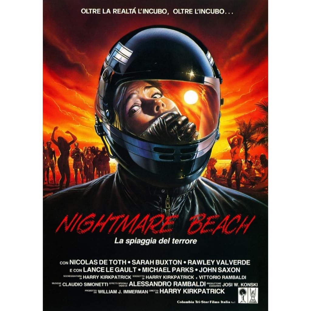 Blu-ray+DVD ปก+สกรีนแผ่น Nightmare Beach (1989) หาดมฤตยู