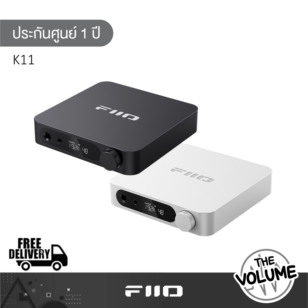 Fiio K11 | DAC/AMP ตั้งโต๊ะ รองรับ Hi-Res (รับประกันศูนย์ 1 ปี)