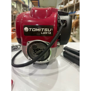 หัวตัดหญ้า4จังหวะTomitsu + อุปกรณ์ ไม่รวมก้าน สีแดง