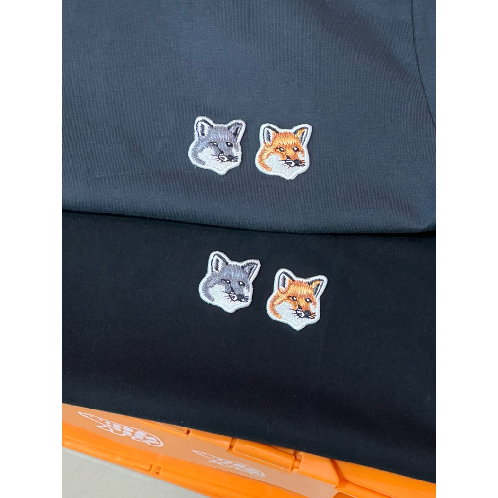 Maison Kitsune’เสื้อยืดดับเบิ้ลฟ็อกเฮด - รูปที่ 4