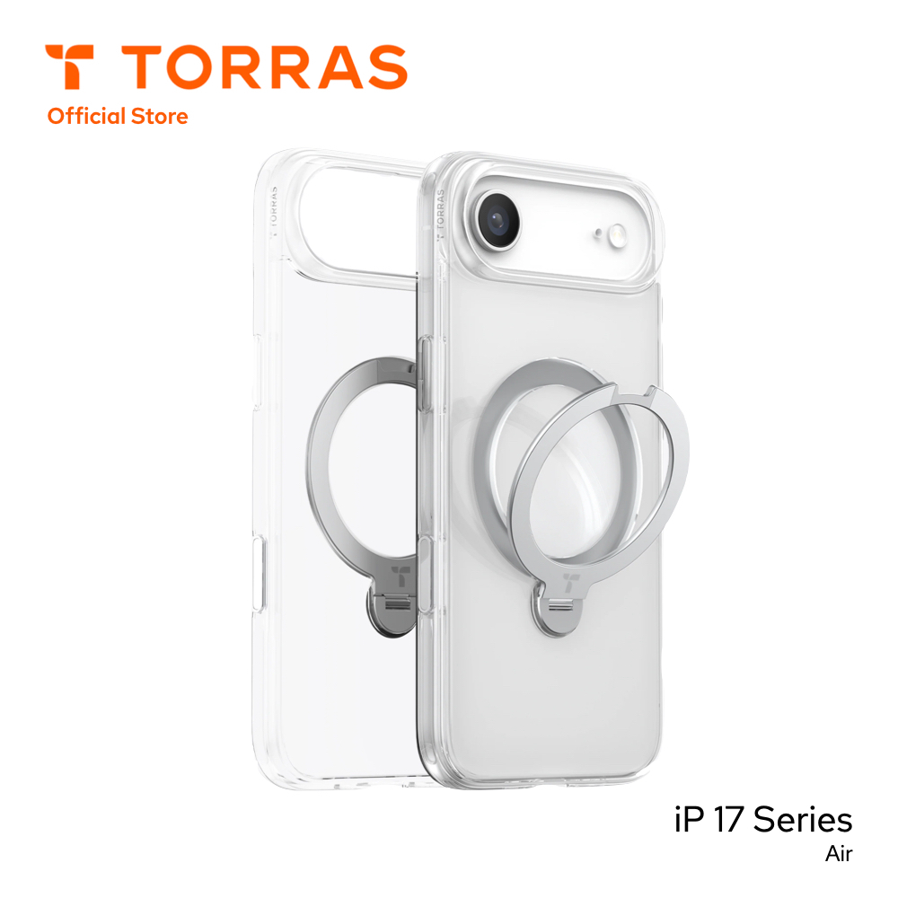 TORRAS เคสกันกระแทก Ostand Spin Series ใช้สำหรับ iPhone Air ขาตั้ง Infinite Pivot 360