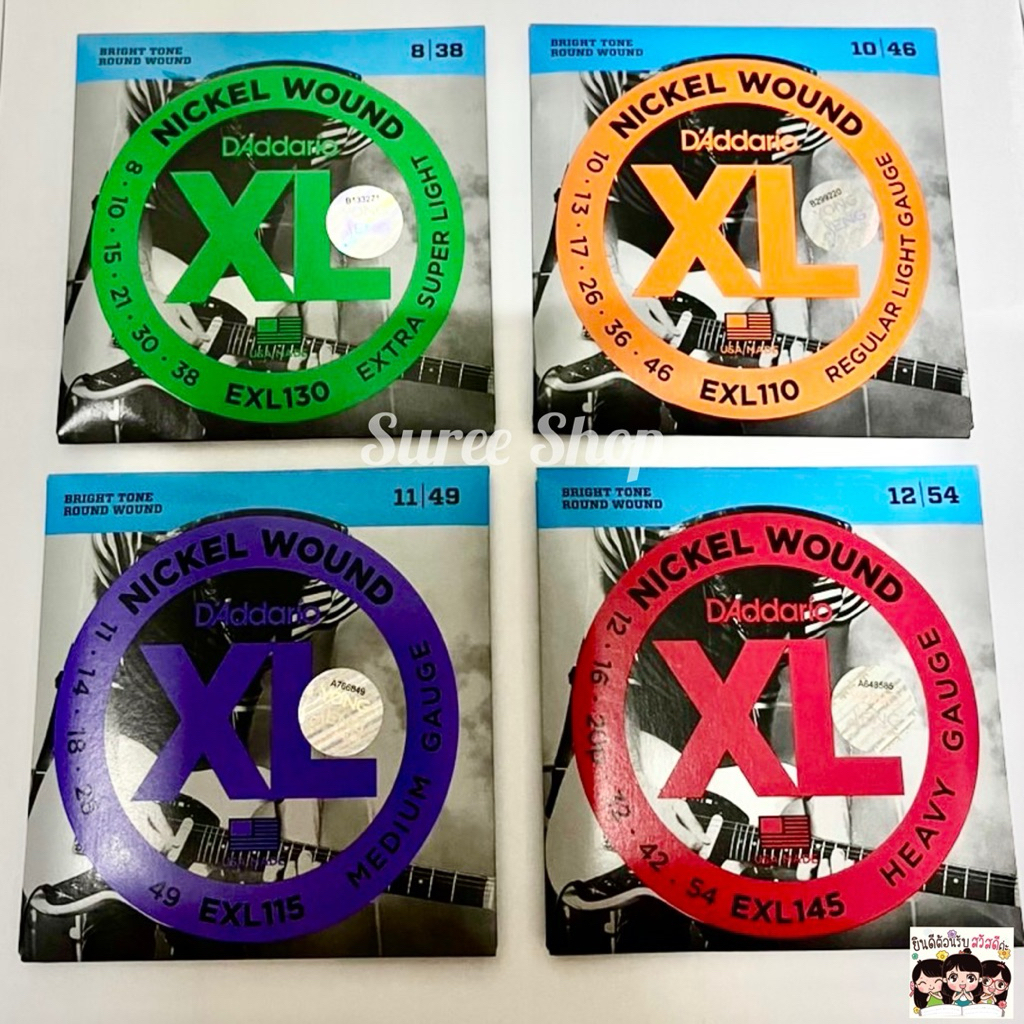 สายกีต้าร์ไฟฟฟ้า D’Addario (EXL110/EXL115/EXL130/EXL145)