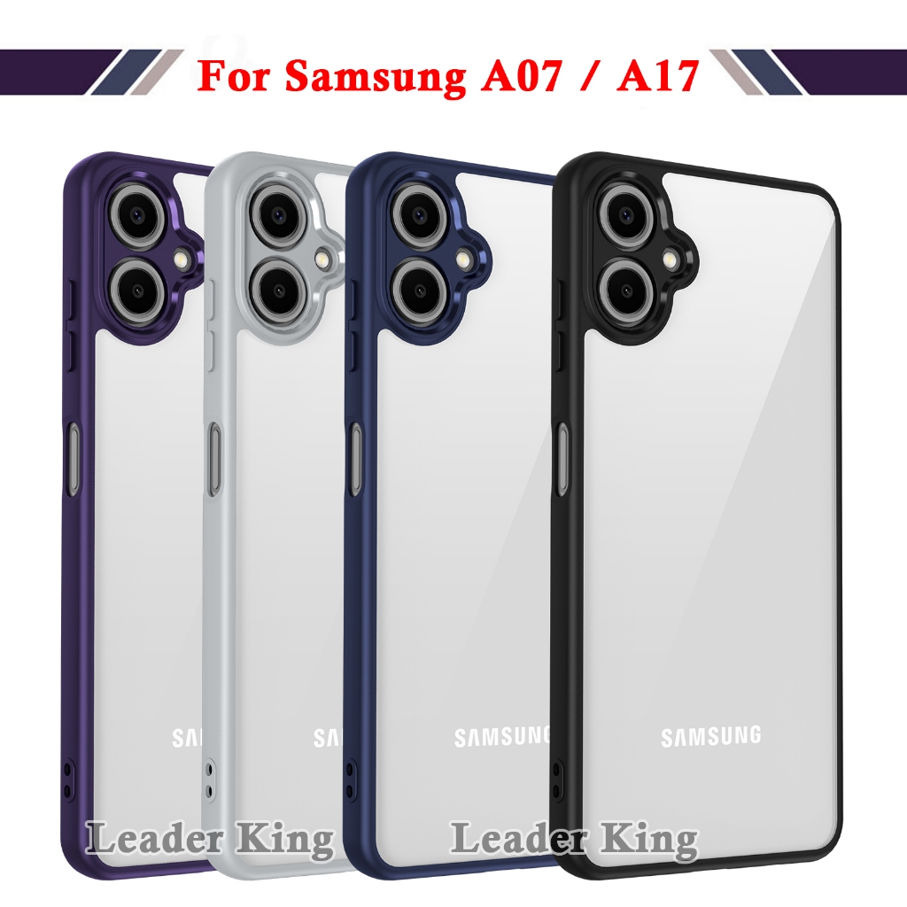TM เคสโทรศัพท์ สำหรับ Samsung S25Fe A07 A17 A06 4G/5G A16 A26 A36 A56 ฝาครอบป้อง กันพร้อมกระจกนิรภัย