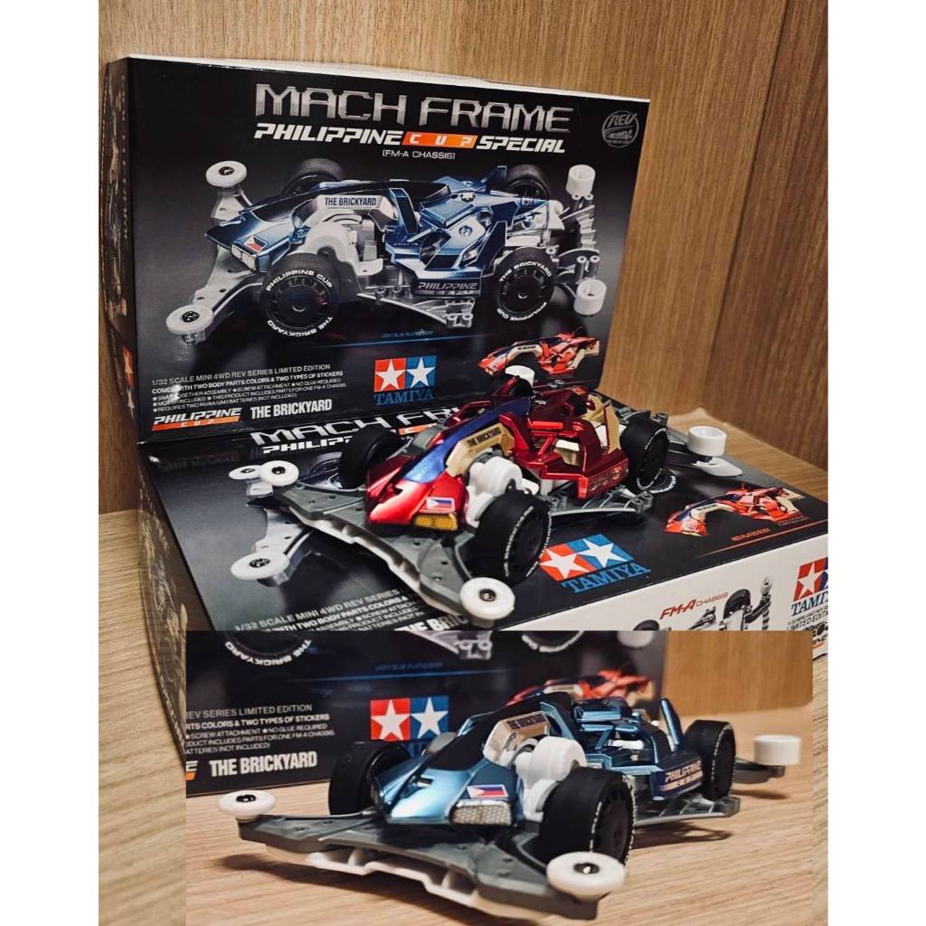 Tamiya  92462 MACH FRAME PHICUP SP (FM-A) PHILIPPINE CUP SPECIAL. ได้สองบอดี้เลยสีแดงสีน้ำเงิน เมท