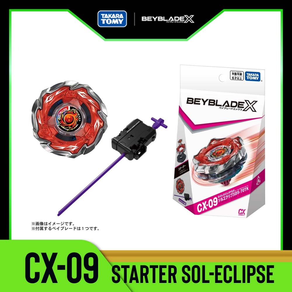 Takara Tomy เบย์เบลด Beyblade CX-09 Starter Sol-Eclipse
