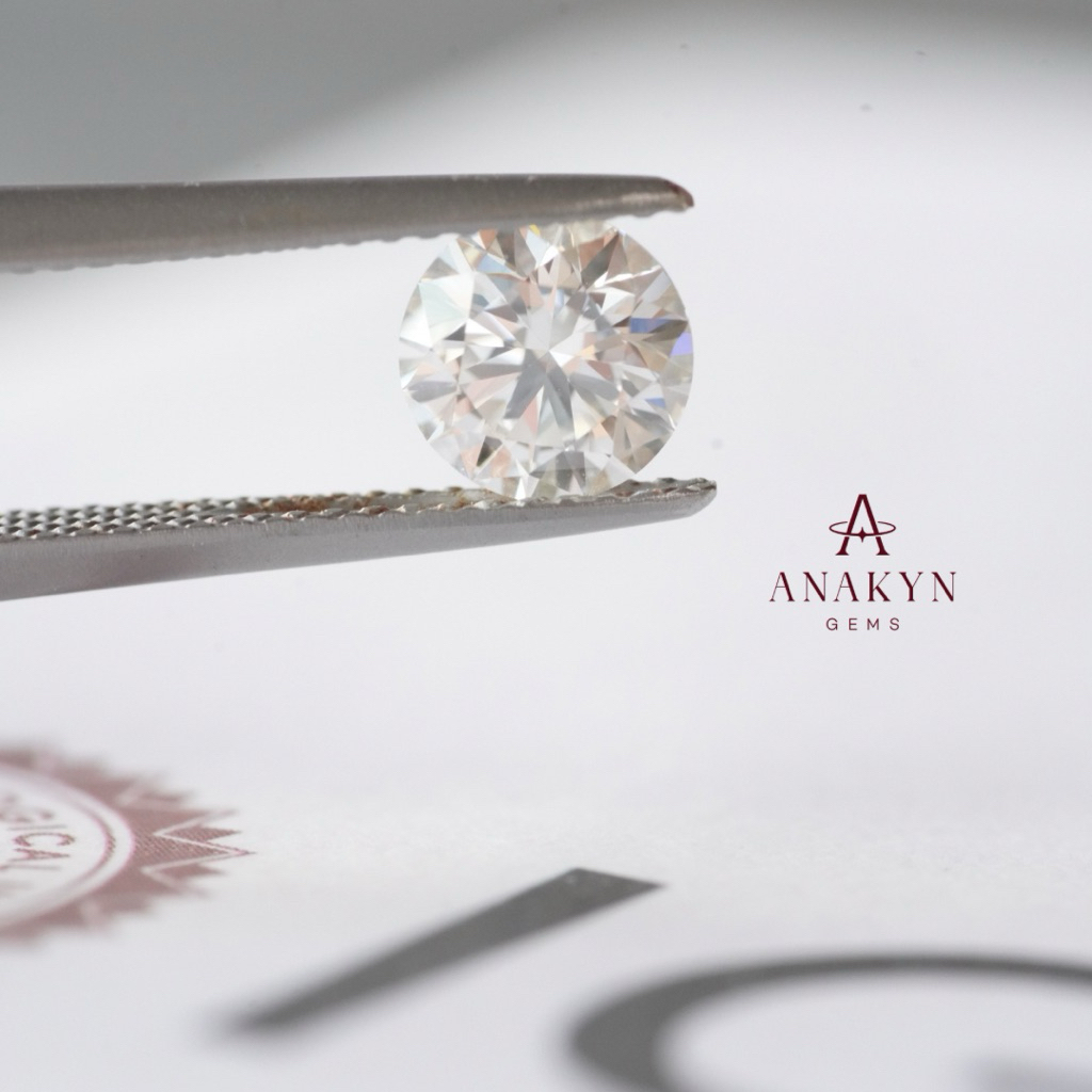 LAB GROWN DIAMOND : Round Brilliant 1.07ct D VVS2
