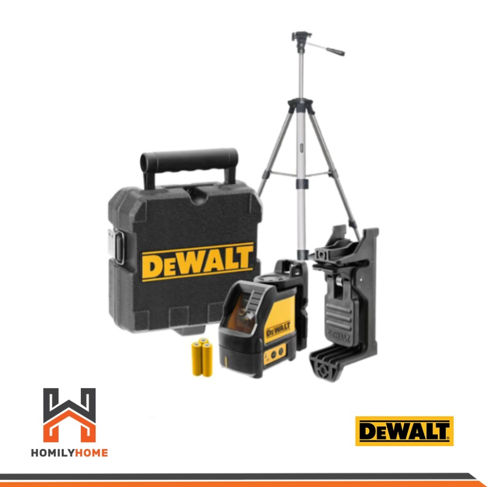 DEWALT เลเซอร์แนวเส้นกากบาทและเส้นบาง (แสงสีแดง) รุ่น DW088k DW088KTP เลเซอร์ เลเซอร์วัดระดับ