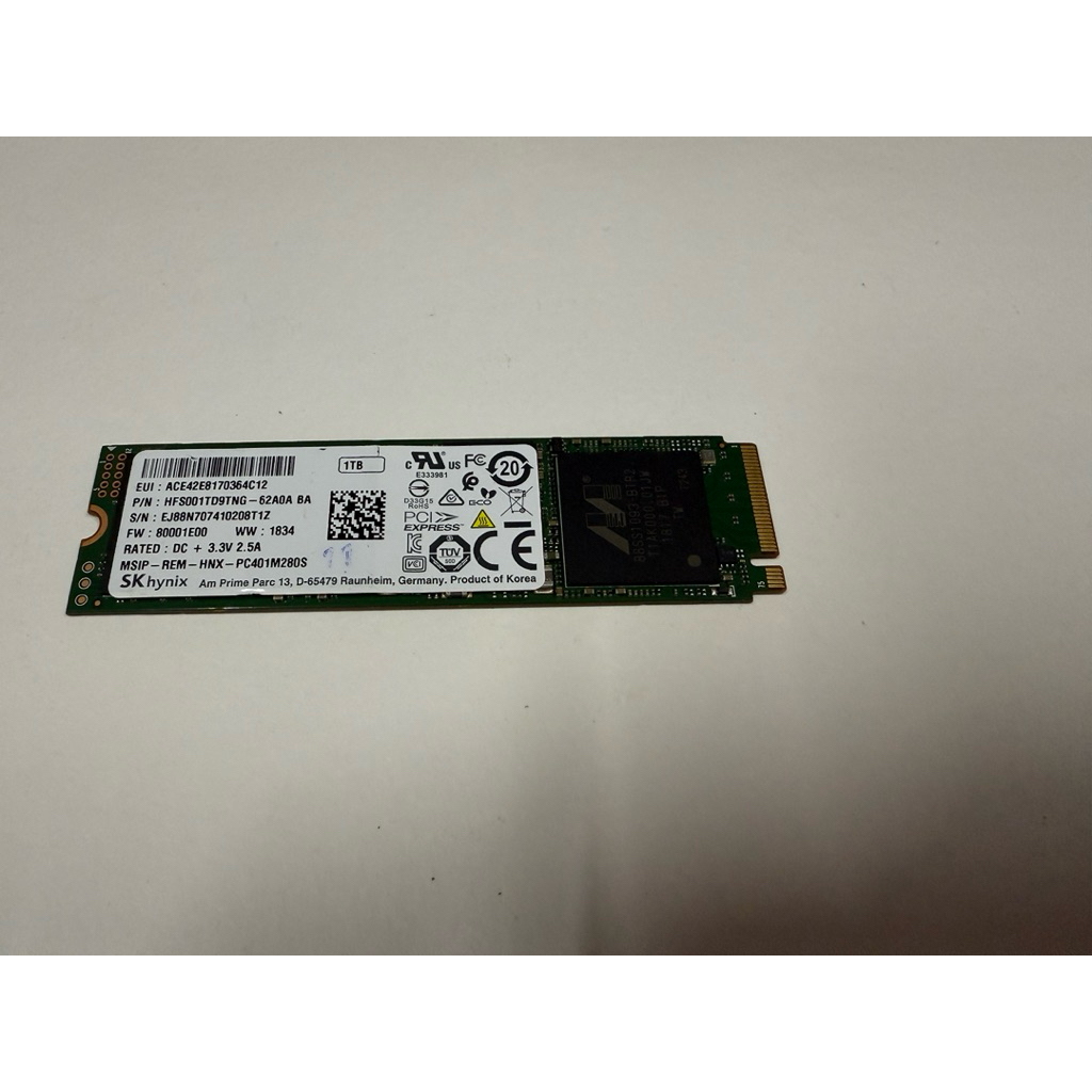 SK hynix 1TB SSD M.2 NVMe