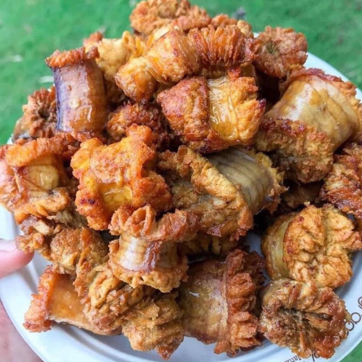 ไข่ปลาอินทรีย์แดดเดียวทอด "โกดังหมู by เจ๊เตย"