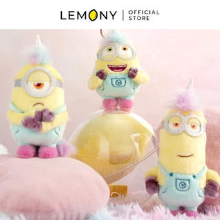 LEMONY พวงกุญแจตุ๊กตามินเนี่ยน ซีรีส์ Unicorn Costume Universal Minions Collection