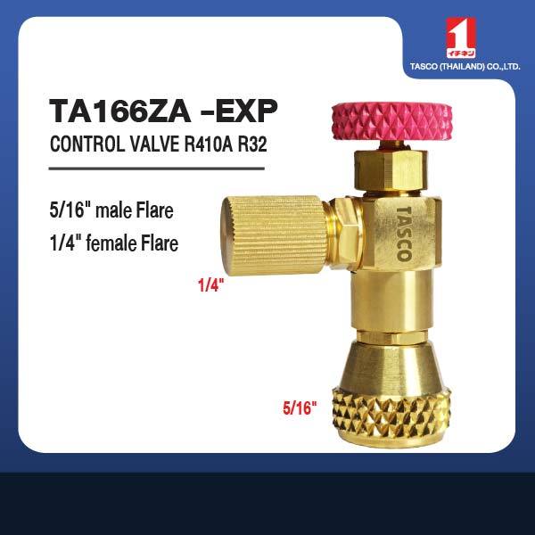 TA166ZA-EXP Control valve R32 R410a เกลียว 5/16" และ 1/4"