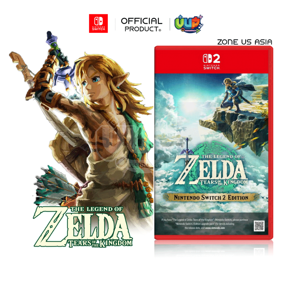 NSW 2 / 1 : Switch 2 Zelda Tear Of The Kingdom Zelda 2 แผ่นเกม ตลับเกม เซลด้า 2 Nintendo Switch 2 TO