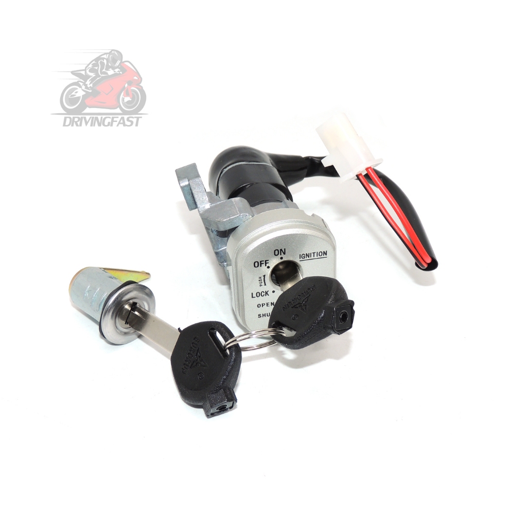 สวิทช์กุญแจ ชุดใหญ่ เวฟ125x HONDA - WAVE125X สวิทกุญแจ + กุญแจล็อคเบาะ เวฟ125x ชุดใหญ่ ถูกมากก!!