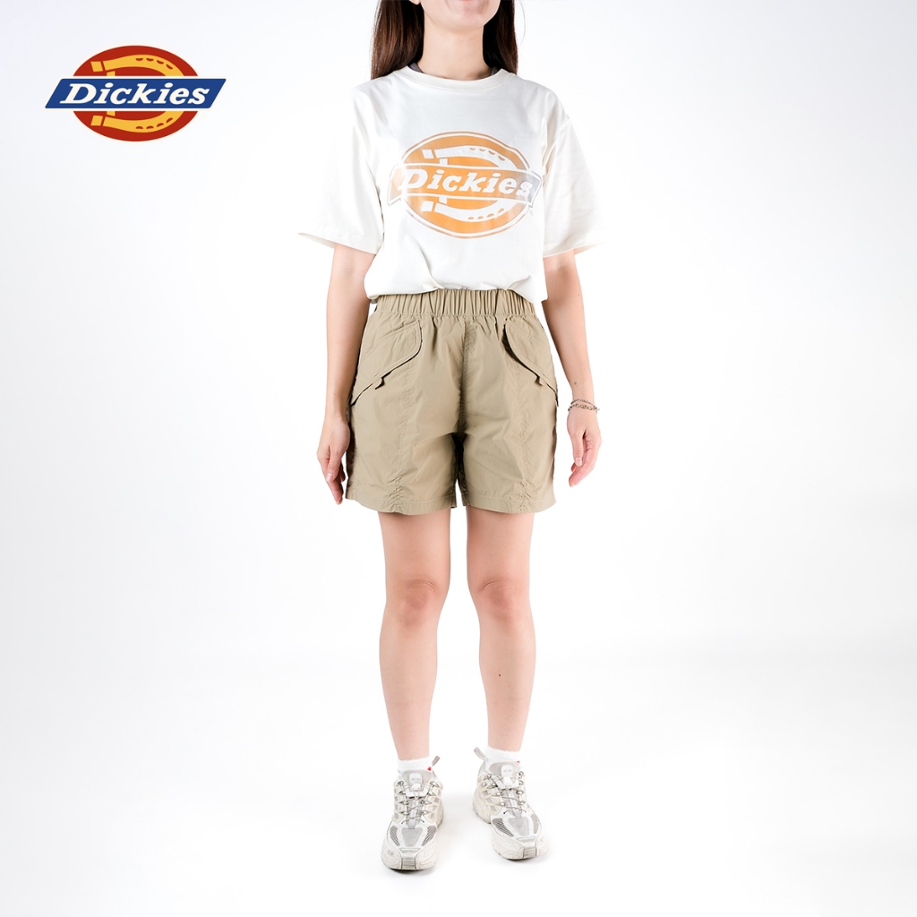 DICKIES WOMEN'S SHORTS - DESERT SAND กางเกง กางเกงขาสั้น ผู้หญิง