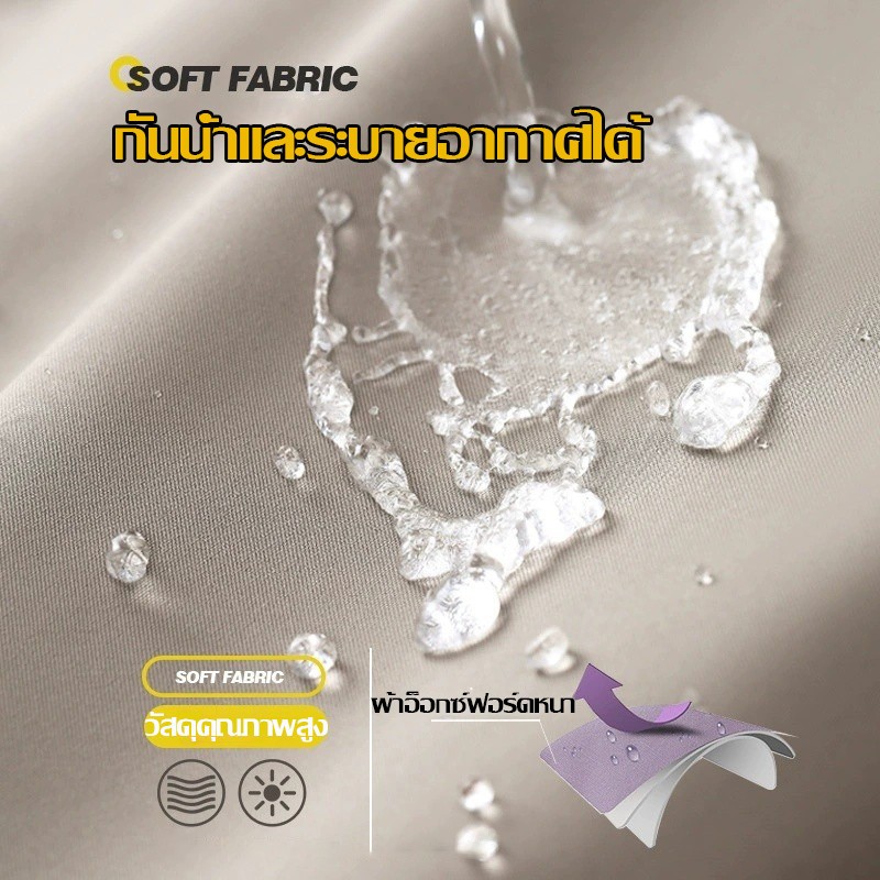 เสื้อกันฝน ชุดกันฝน เสื้อฝน ผู้ใหญ่แบบหนา ชุดกันฝนขี่มอเตอร์ไซค์ แบบหนา เหนียว อย่างดี ทนทาน กันน้ำ 100% - รูปที่ 6