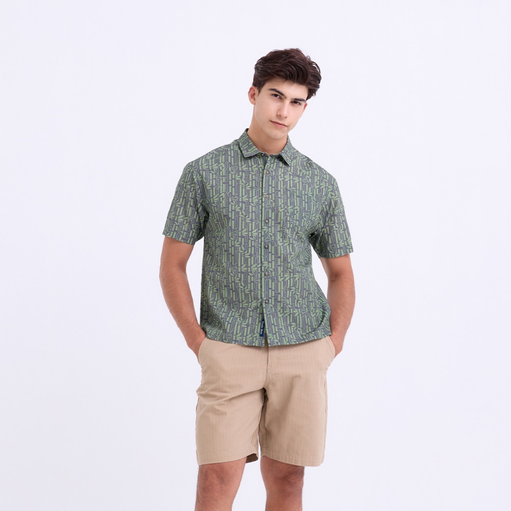Khaki Bros. – คาคิบรอส – Short Sleeve Shirt Relax Fit – เสื้อเชิ๊ตแขนสั้น ทรง Relax Fit – KM25S014