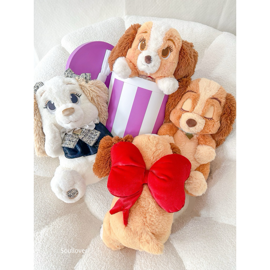 พร้อมส่ง ตุ๊กตา Lady and the Tramp Sweet Dreams ลิขสิทธิ์แท้จาก Disney Store
