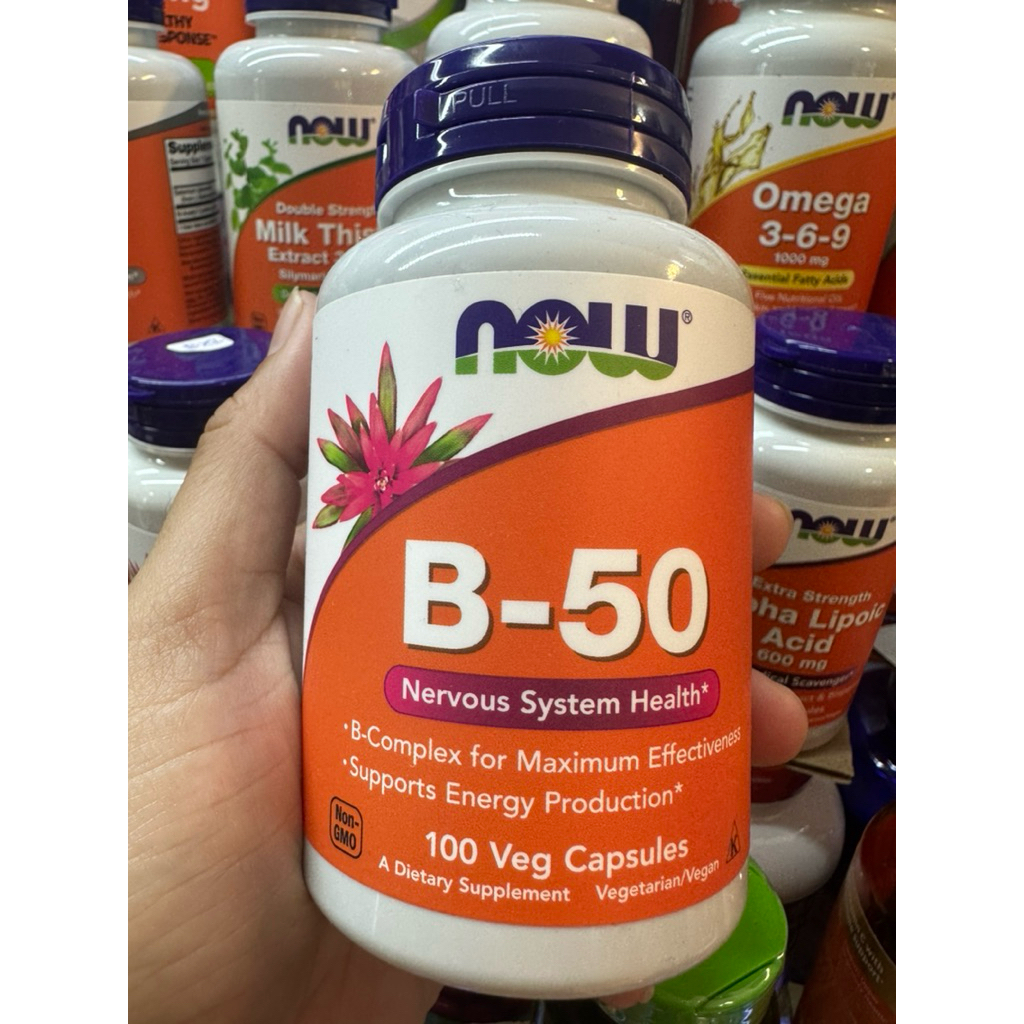NOW B-50 100 Capsules Exp.11/26